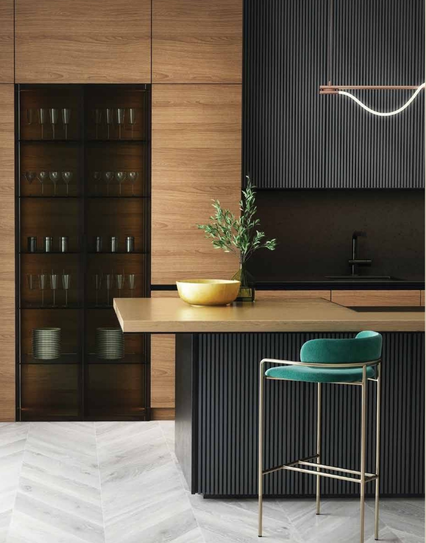 Lentoria show unit kitchen interior